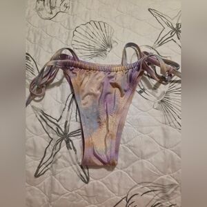Victorias Secret Pastel Tie-Dye Bikini Bottom Thong